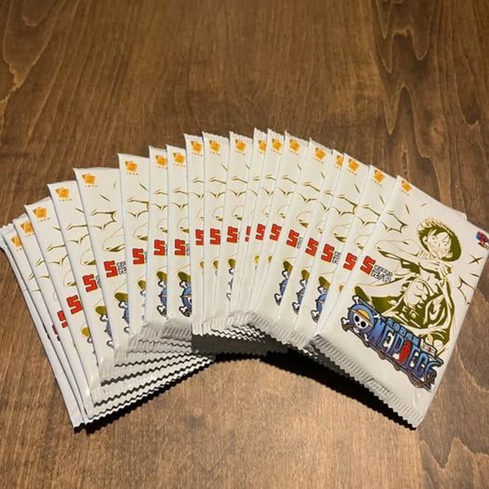 One Piece HZ-0105 Anime Collectible Cards 20 Sealed Packs 100 Cards